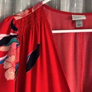 Target’s ’A New Day’ Red Floral Wrap Dress